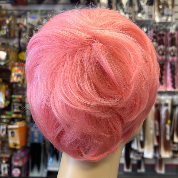 Glueless Pink Pixie Wig 6” - Picture 4 of 4